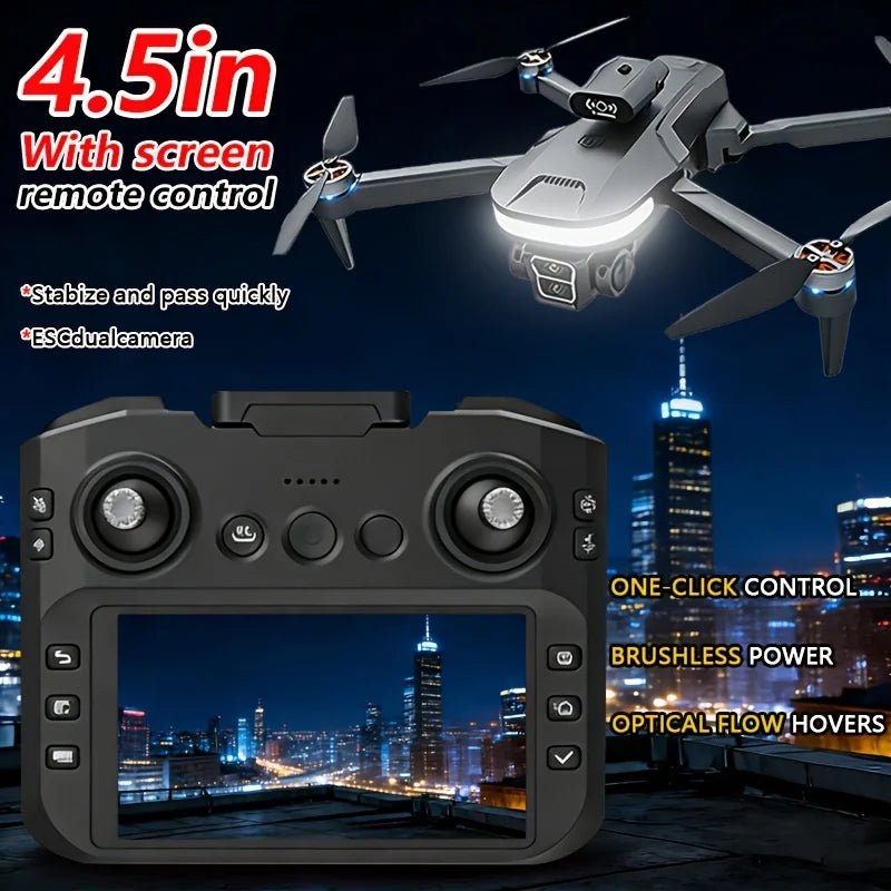 U6 Foldable 4K Drone With Screen Remote Controller
