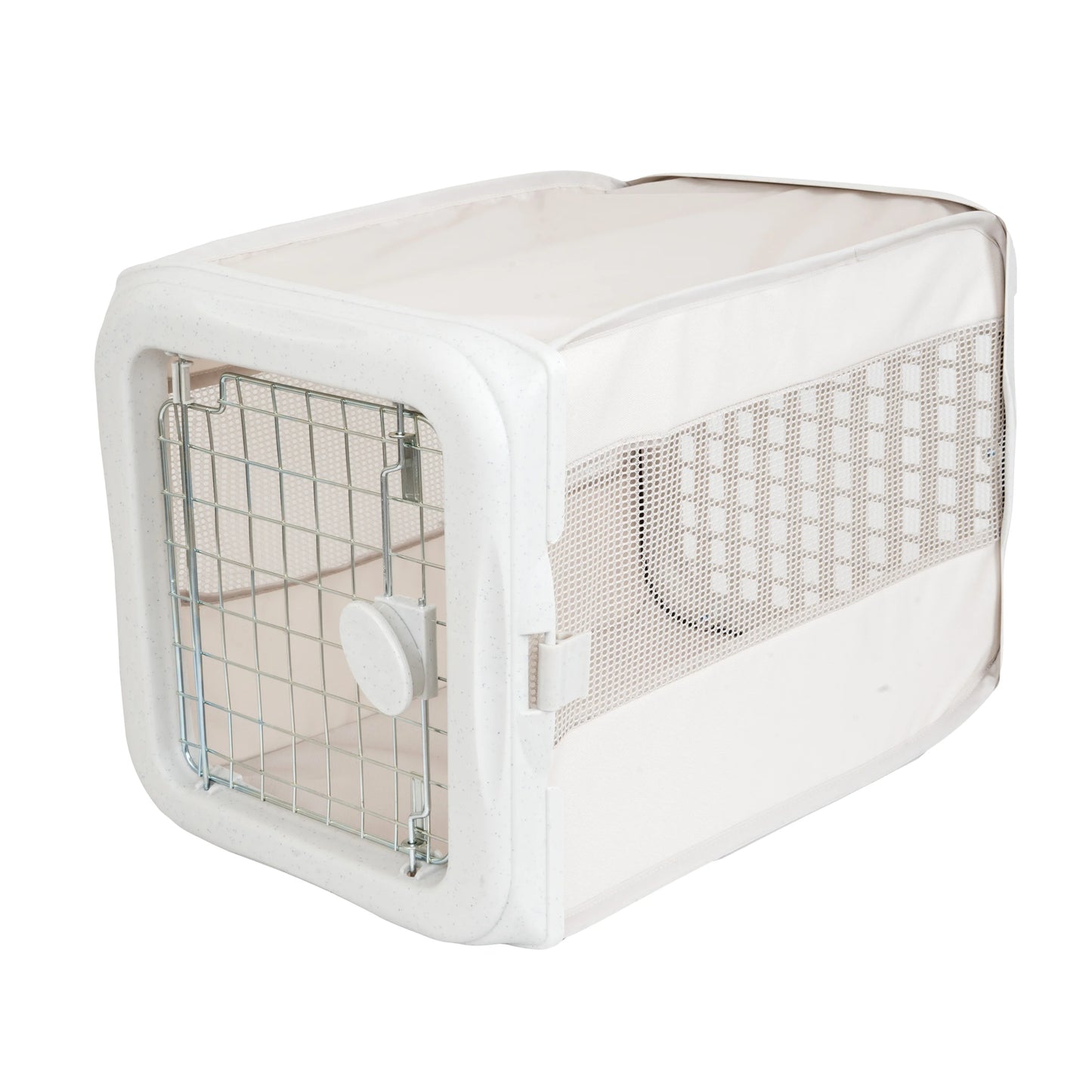 Small Soft Sided Collapsible Pop Up Pet Crate for Travel