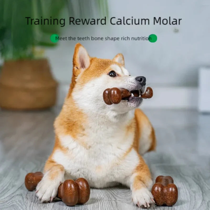 Natural Wooden Indestructible Dog Chew Toy For Puppies
