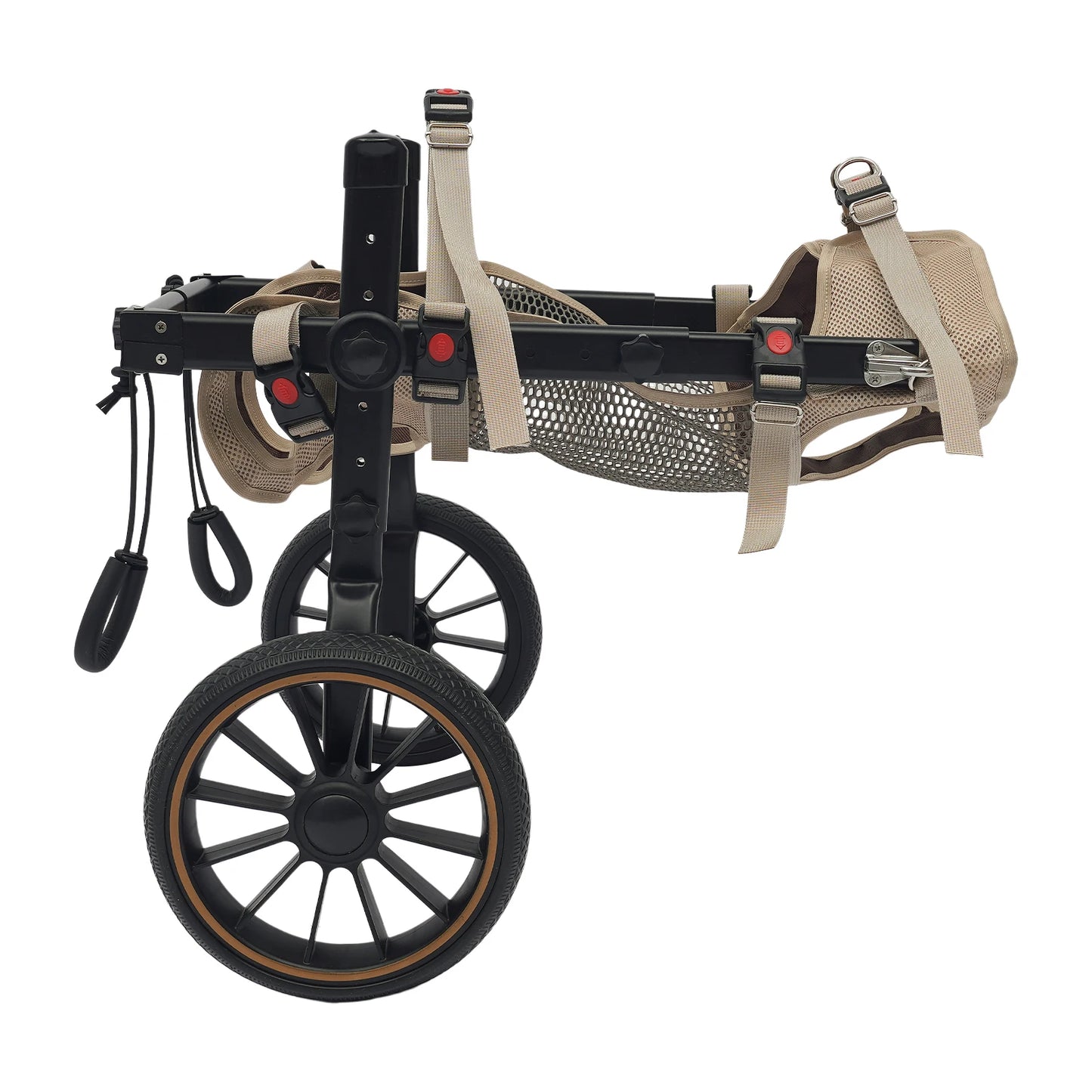 Adjustable Dog Wheelchair Hind Leg Walker Aluminum Alloy Pet Cart