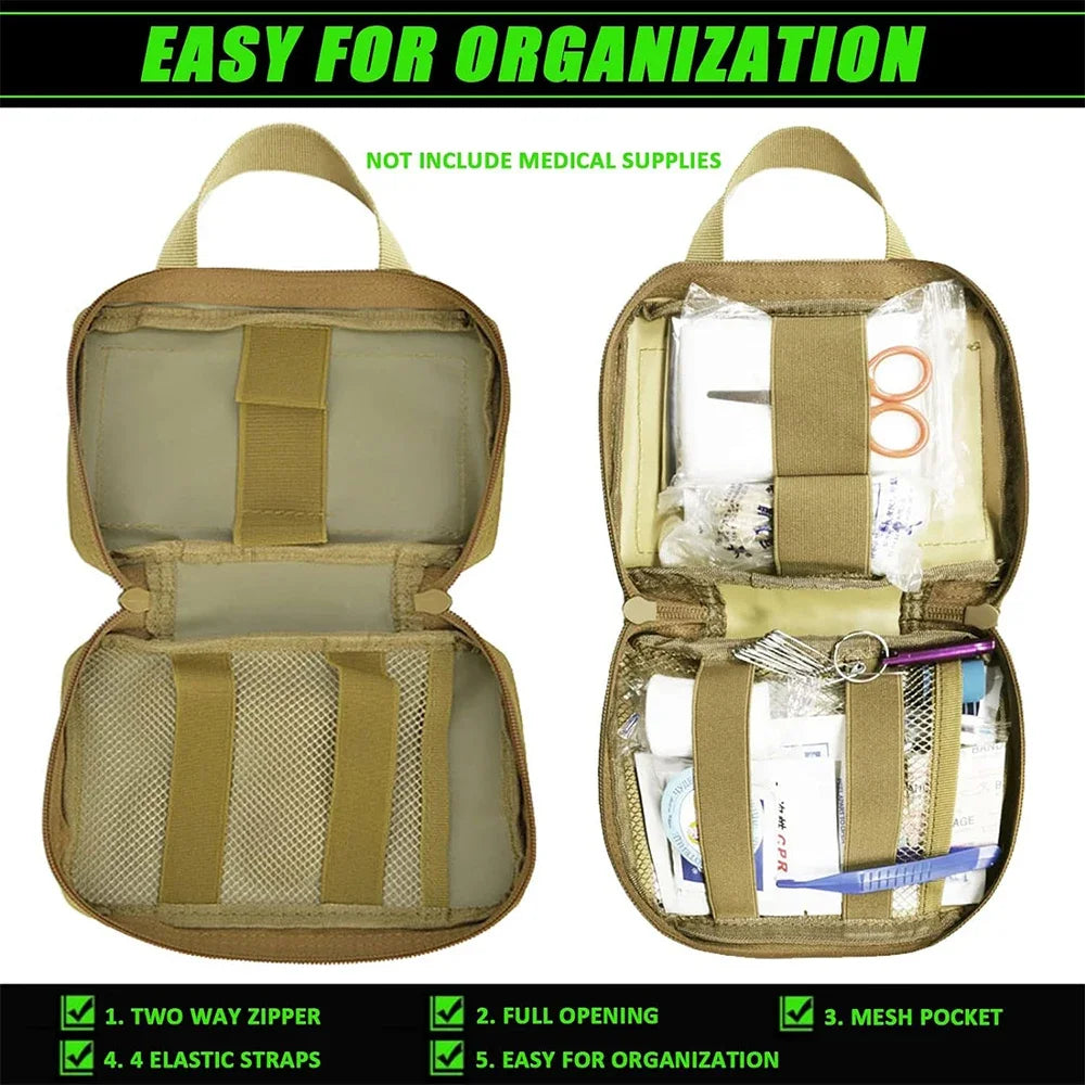 Dog Tactical Bags Set With MOLLE Pouches For Harness