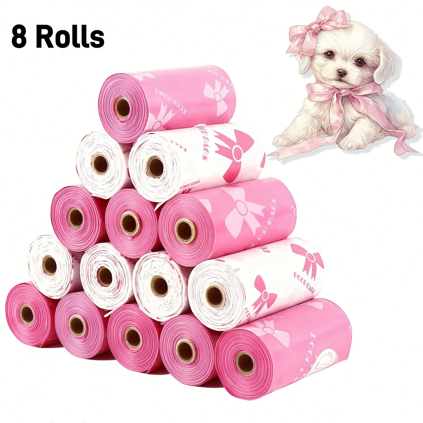 180 Count Super Thick Dog Poop Bags Leak-Proof For Pets