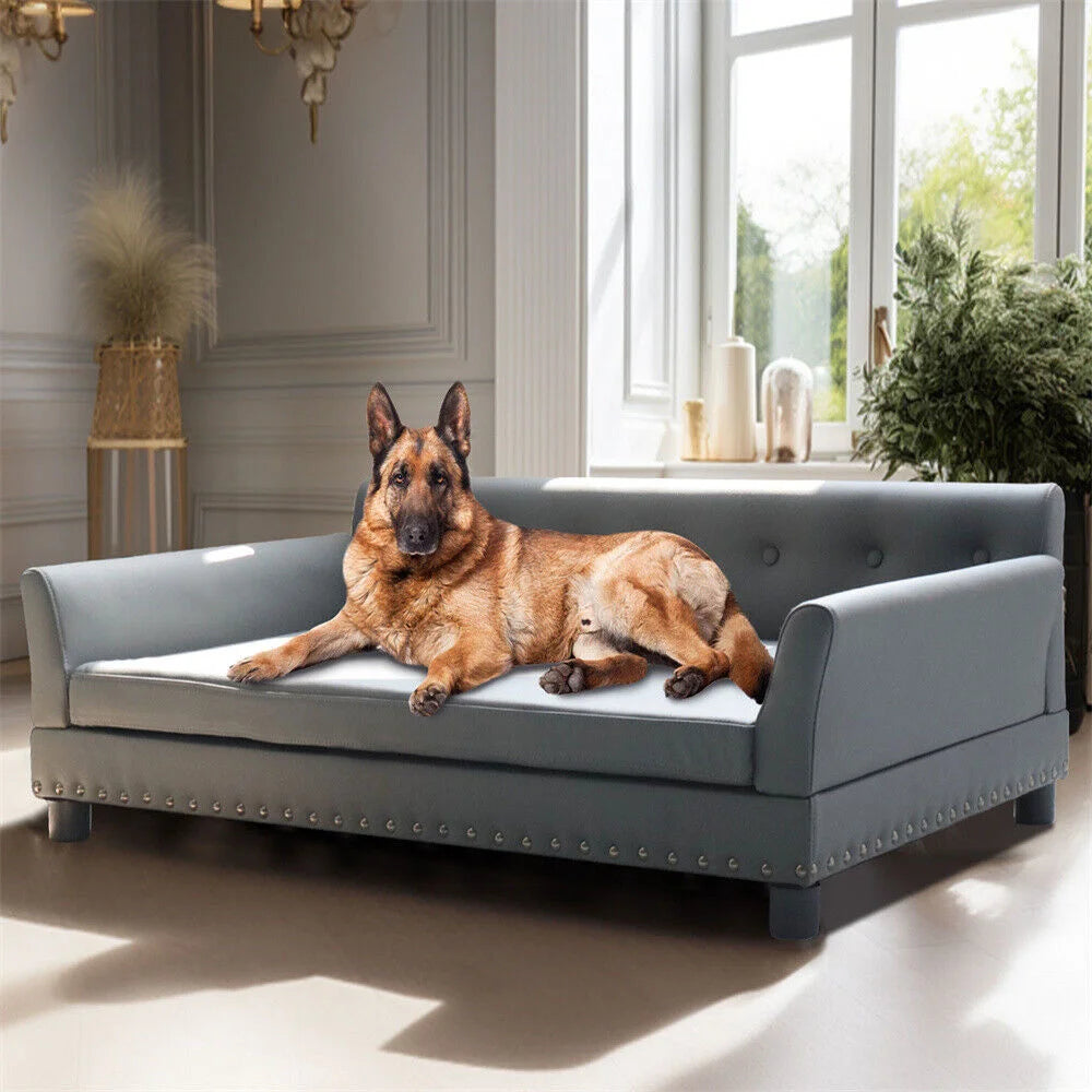 Borwart Luxury Heavy Duty Pet Sofa Bed With Removable Cover