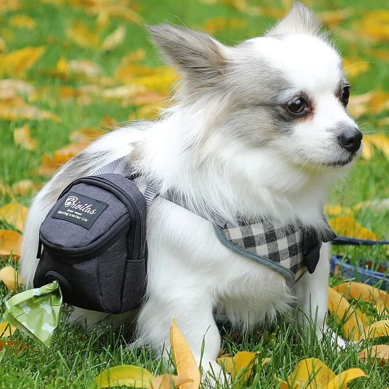 MOONBIFFY Portable Dog Training Treat Bag Dispenser Waist Pouch