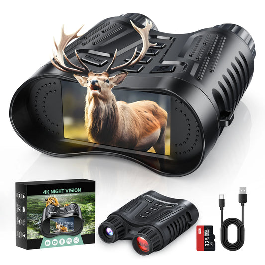 DIYIMIN Night Vision Binoculars 8x Digital Zoom HD 1080P