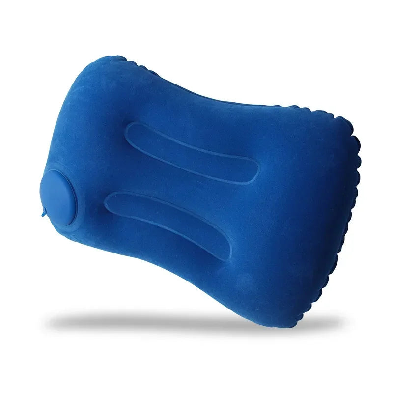 Portable Inflatable Pillow For Neck And Lumbar Support
