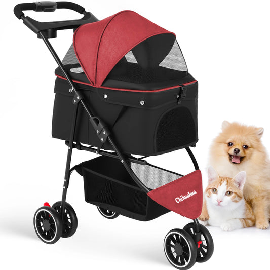 CHIHUAHUA Pet Stroller For Small And Medium Cats And Dogs