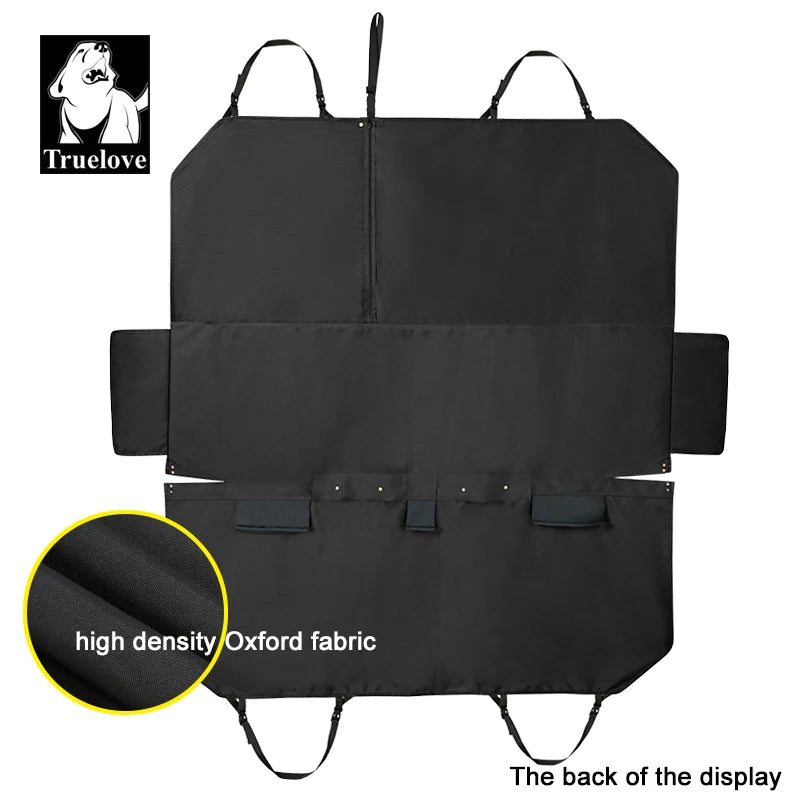 TrueLove Pet Car Seat Cover Back Seat Waterproof Durable Zippered