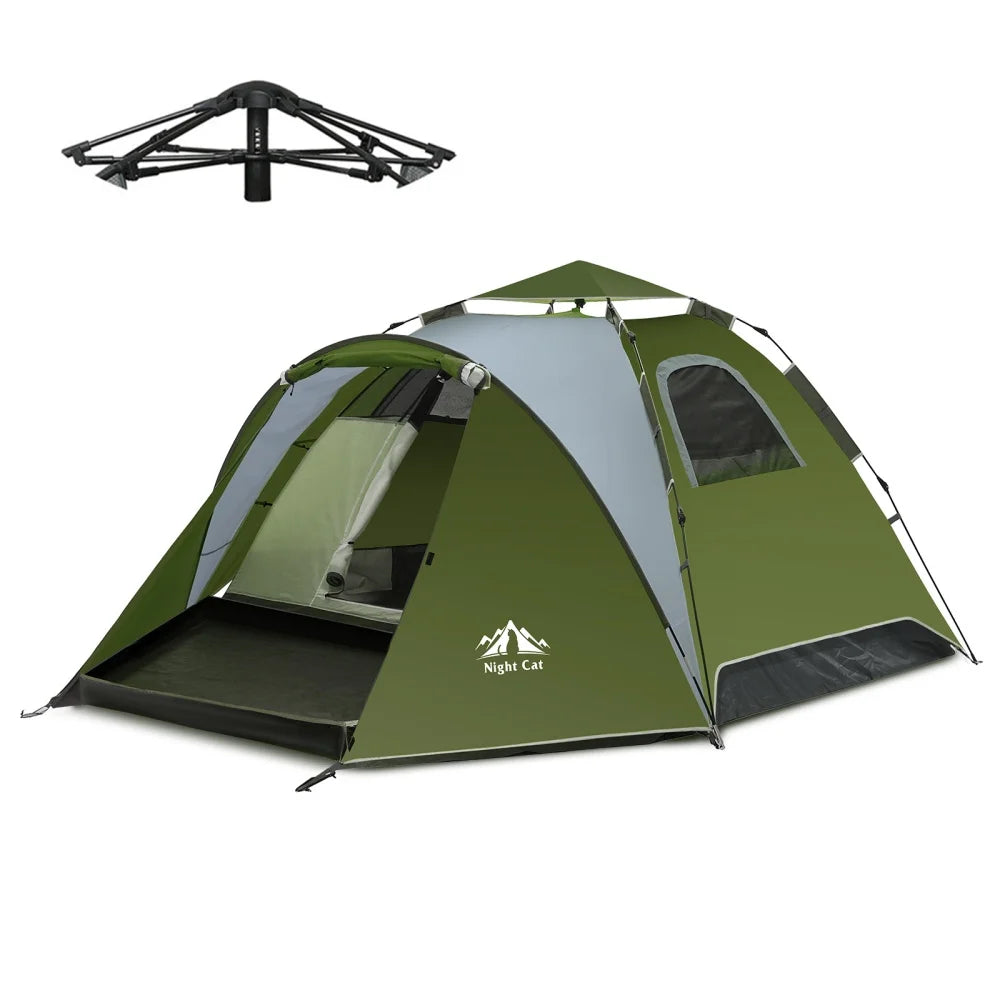 NightCat Pop Up Tent For 2 To 3 People Weatherproof