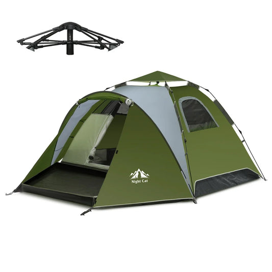 NightCat Pop Up Tent For 2 To 3 People Weatherproof - Paws and Pro's Outfitters