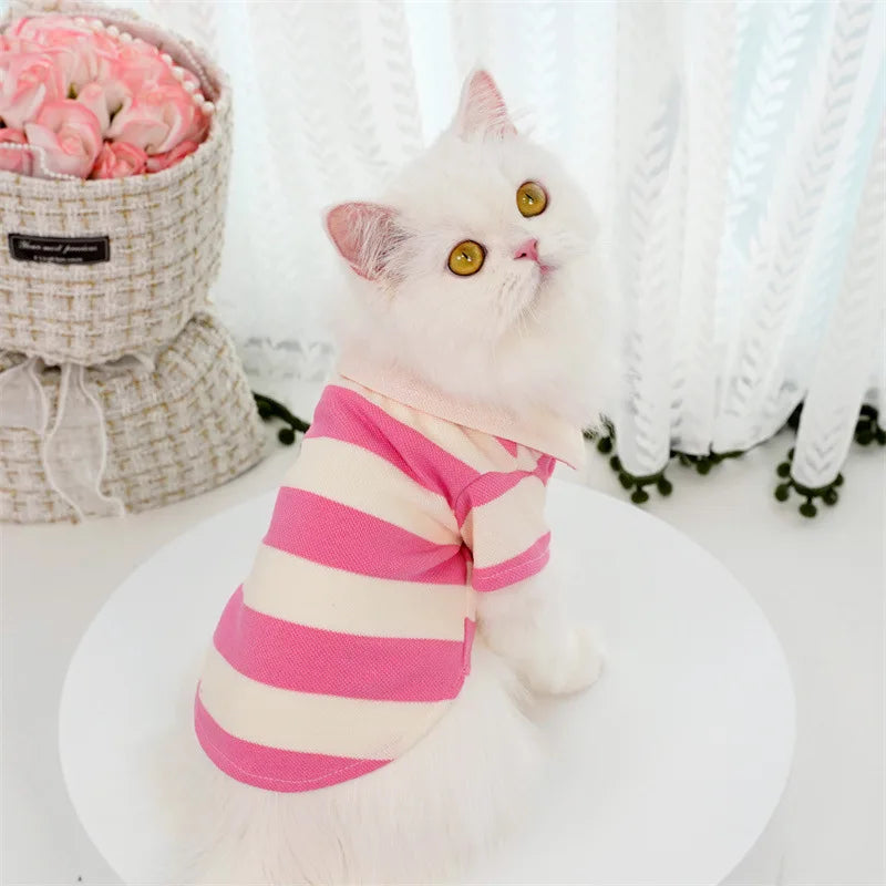 Cotton Blend Universal Dog Shirt Summer Tee For Dogs