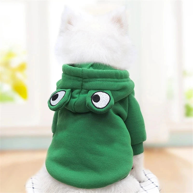 Wangmeow Warm Fleece Cute Fruit Hoodie For Small Dogs
