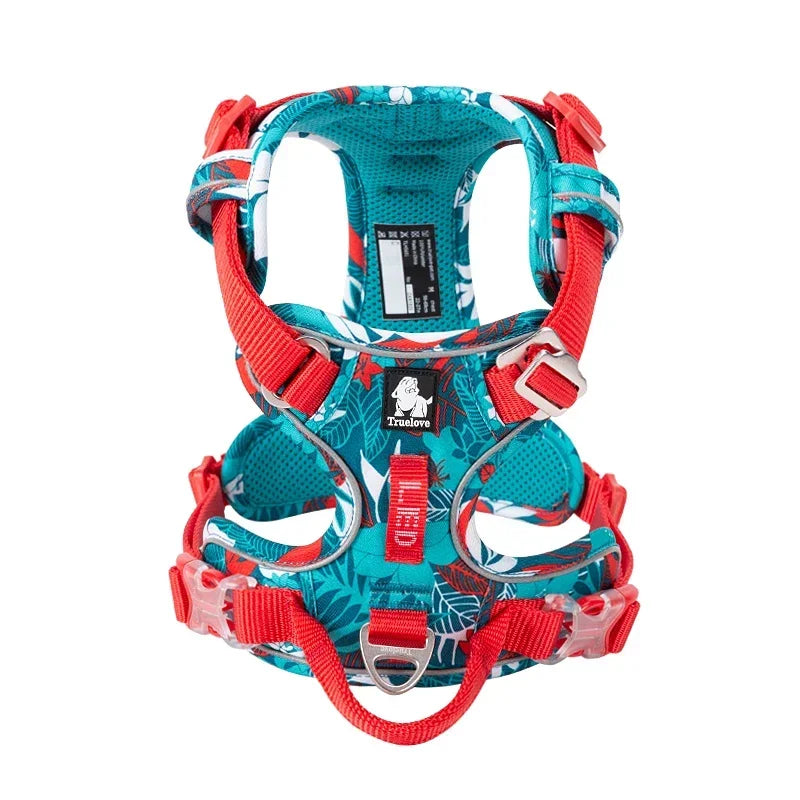 TRUELOVE Explosion Proof Dog Harness Camouflage Reflective Nylon
