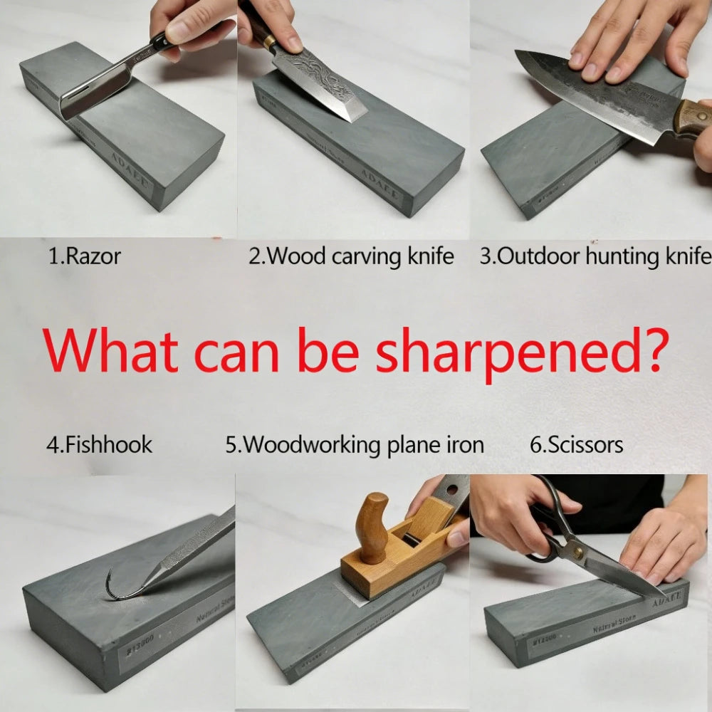 ADAEE 12000 Grit Natural Whetstone Sharpening Stone For Kitchen Knives