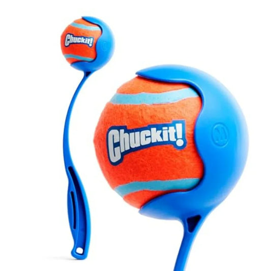 Dog Ball Launcher Plastic Pet Fetch Thrower For Dogs