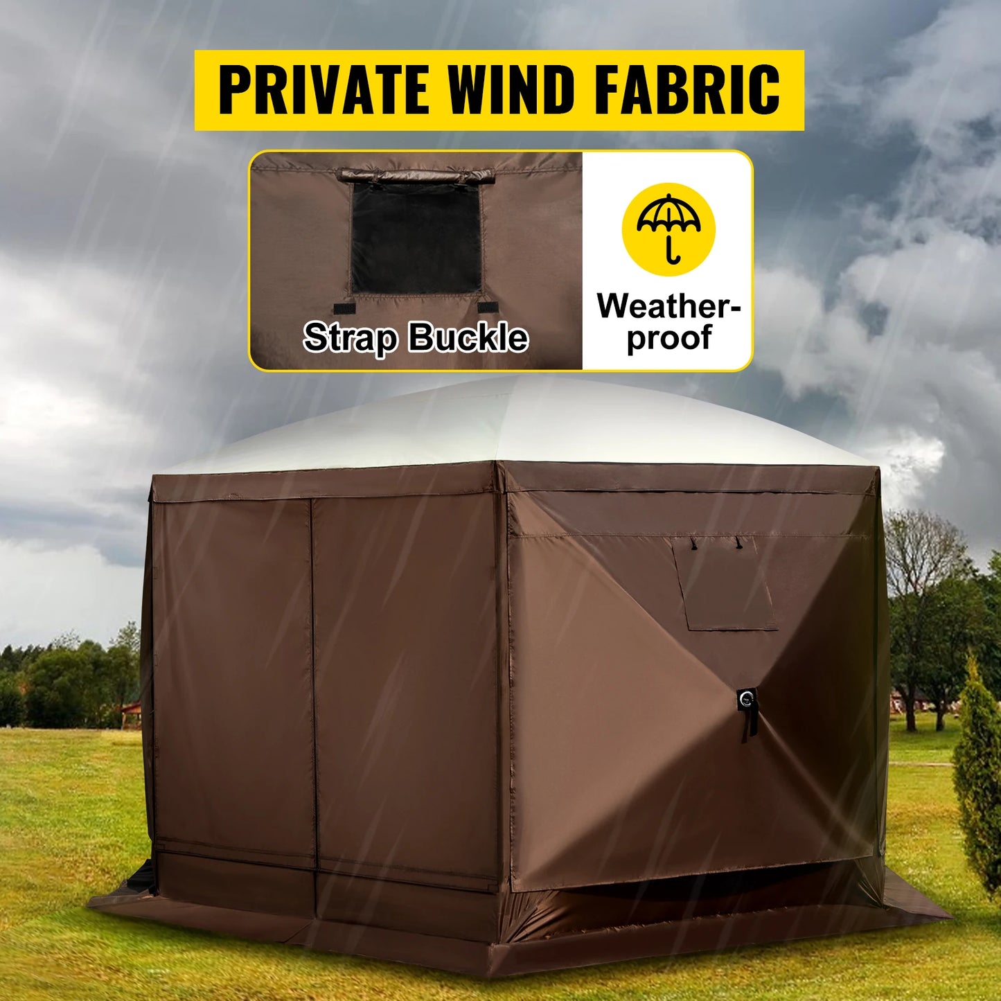 SucceBuy Pop Up Camping Gazebo Canopy Shelter