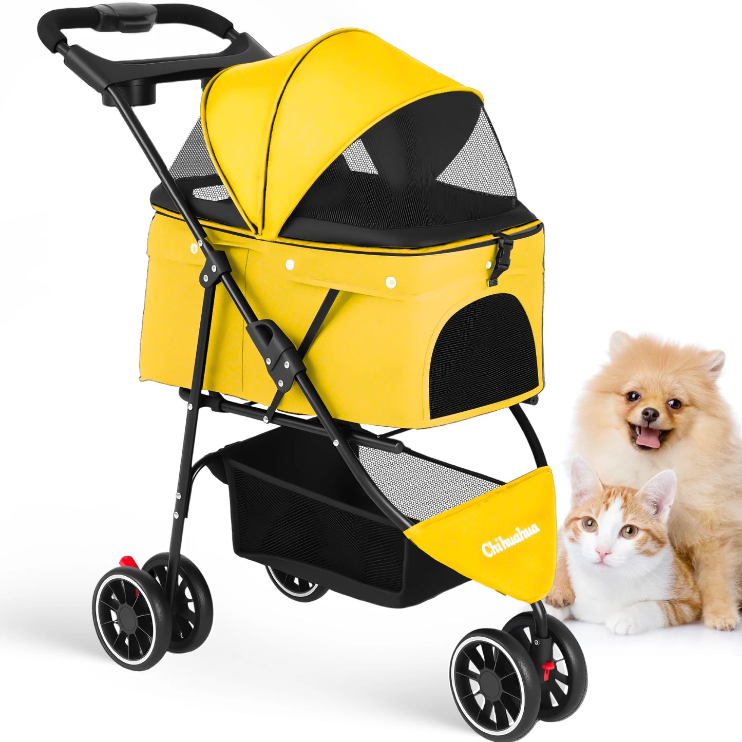 CHIHUAHUA Pet Stroller For Small And Medium Cats And Dogs