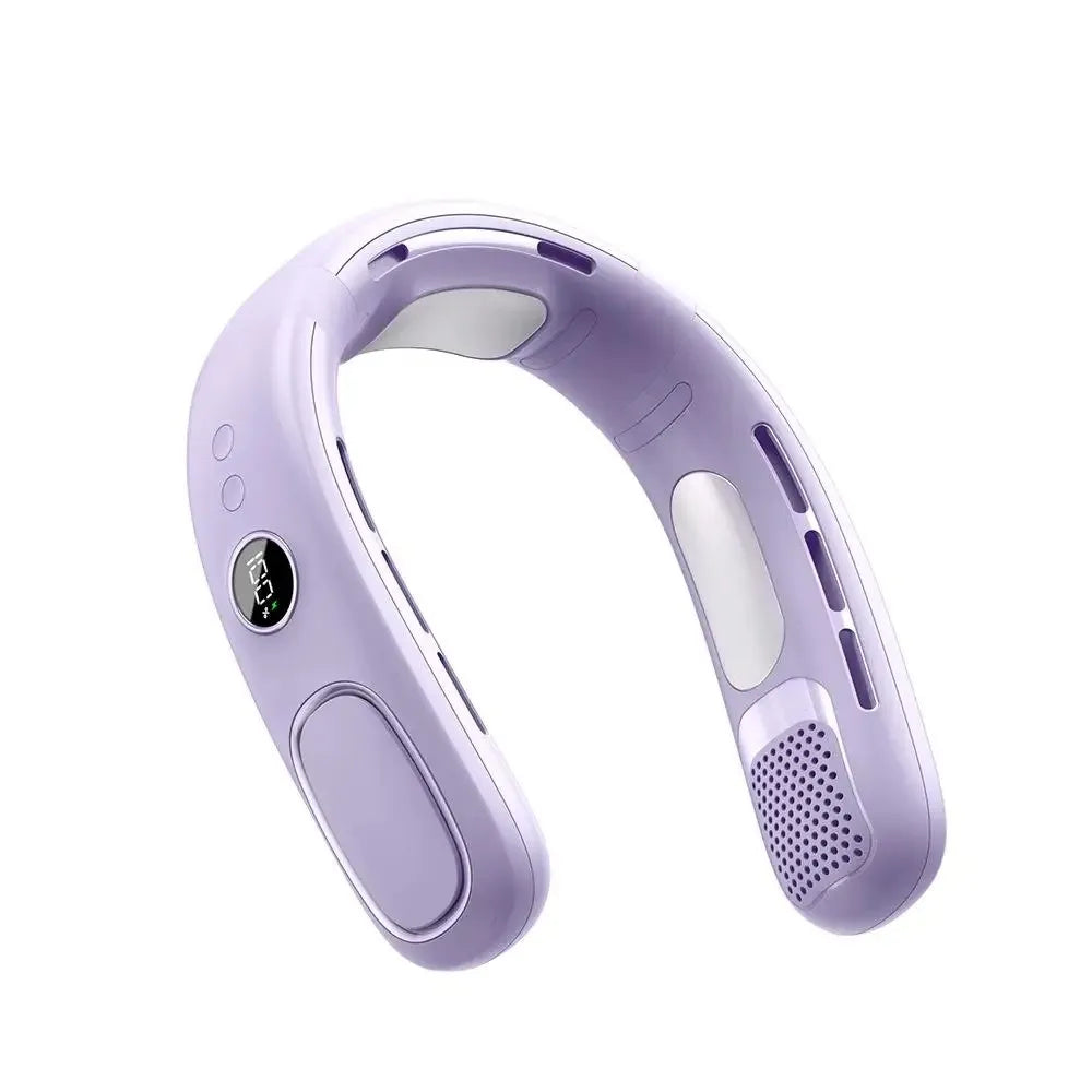 N90 Neck Fan Bladeless Wearable USB Rechargeable With 5-Speed Modes