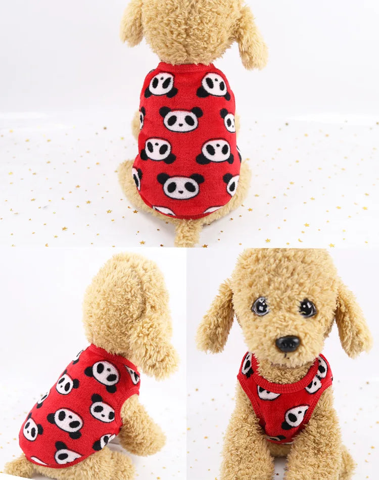 KaJiPet Soft Flannel Winter Vest For Small Dogs And Cats