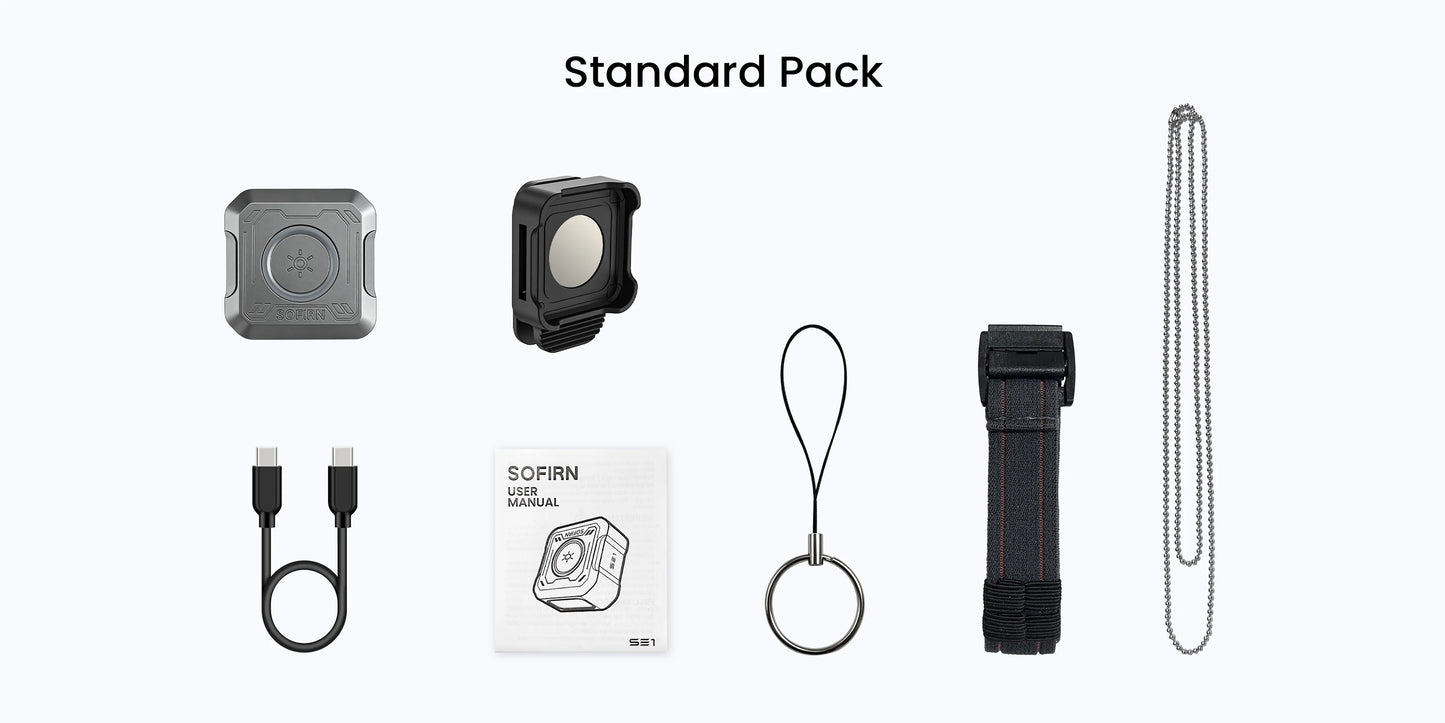 Sofirn SE1 300 Lm Pocket Flashlight With RGB Signal Ring