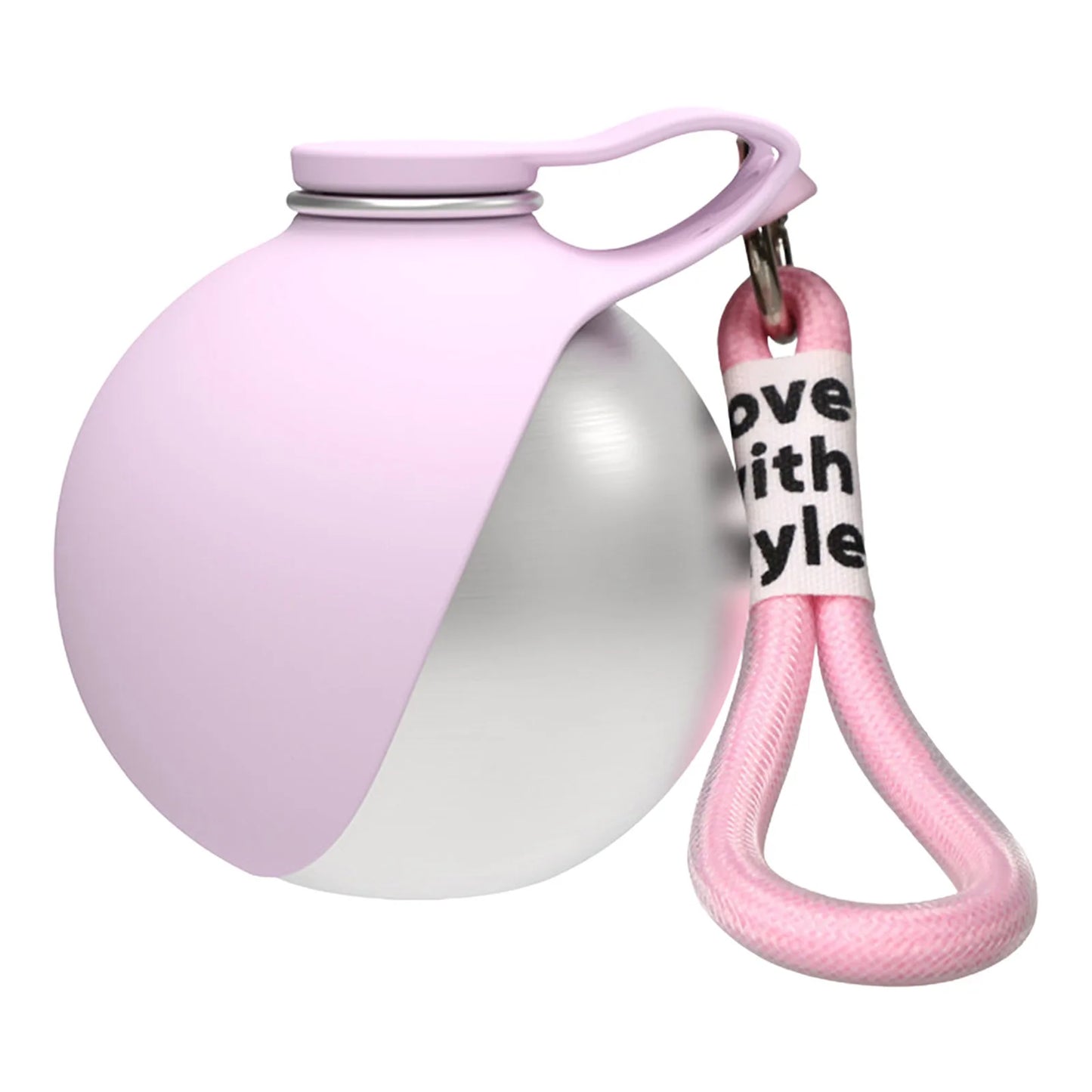 Portable Dog Water Bottle With Silicone Bowl No Spill