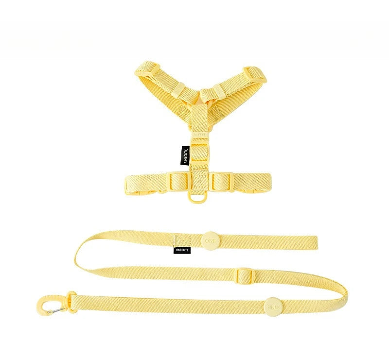 DKSTINYE Adjustable Puppy Harness Set With Reflective Collar And Leash
