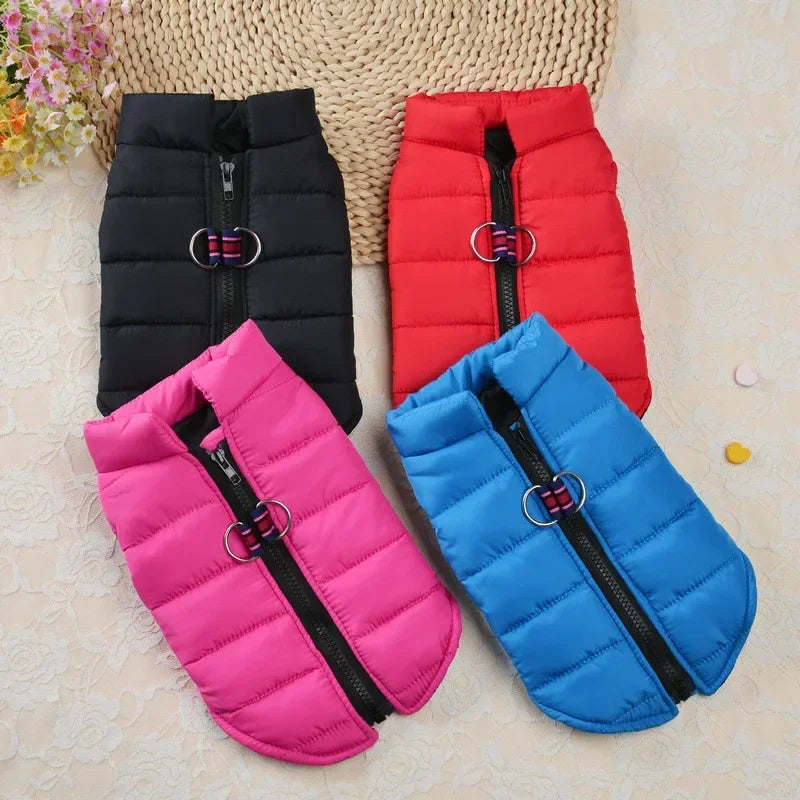 Winter Warm Dog Coat Jacket Padded Windproof For Dogs