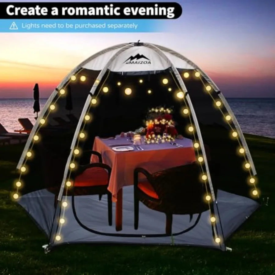Screen House Tent Mesh Shelter For Outdoor Family Backyard Use