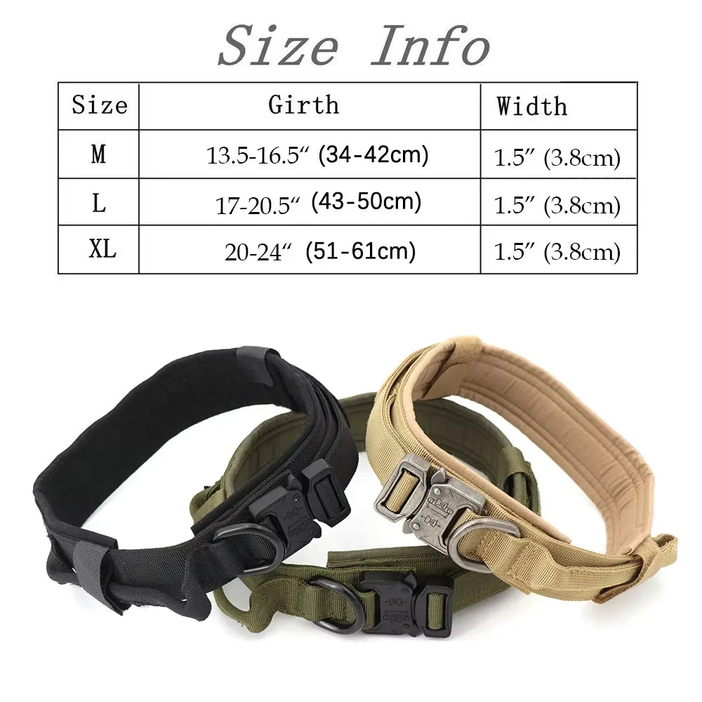 Dog Training Collar And Leash Set With Adjustable Control Handle