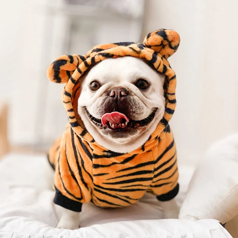 Pet Dog Clothes Fleece Jumpsuit For Small Dogs And Puppies