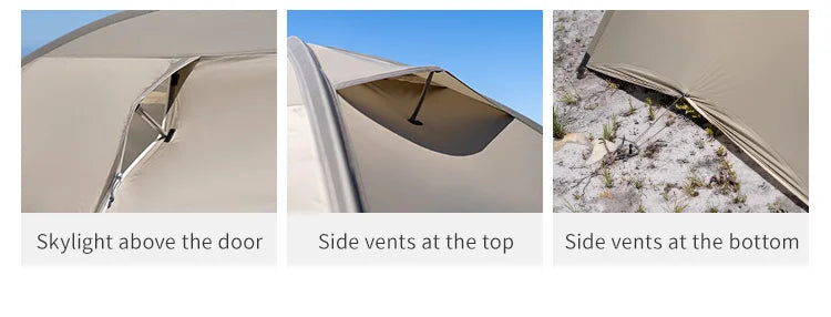 Naturehike Giling Pro 4 Seasons Dome Hiking Tent Camping Gear