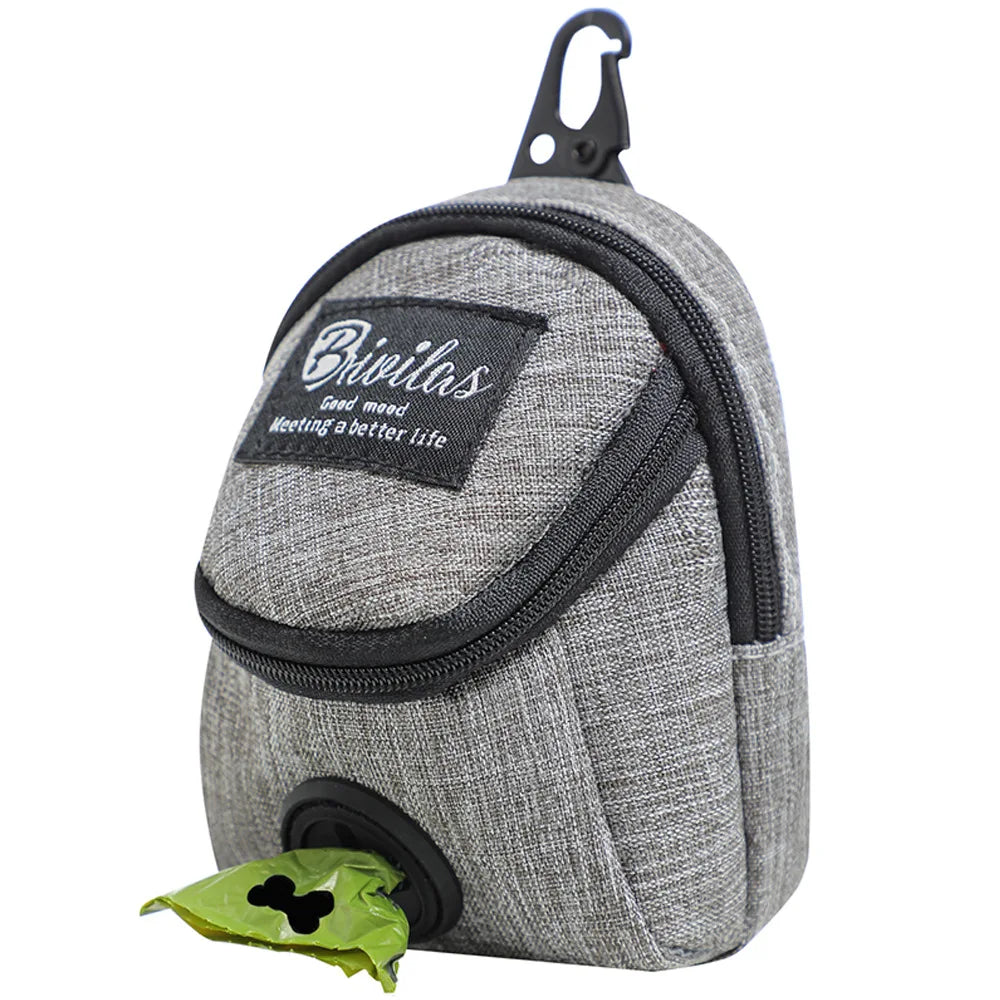 MOONBIFFY Portable Dog Training Treat Bag Dispenser Waist Pouch