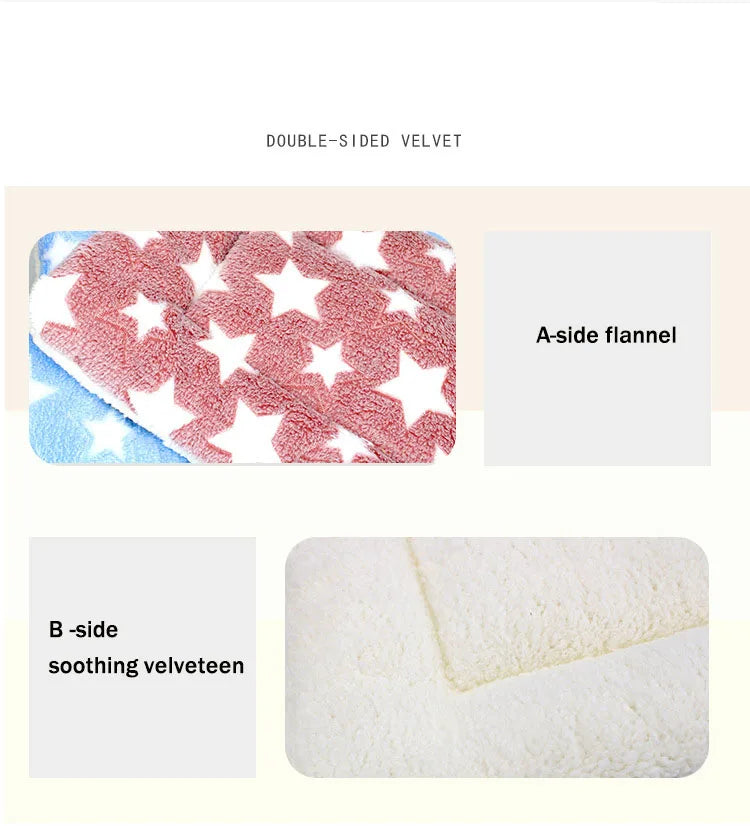 Thickened Flannel Cat And Dog Sleeping Mat
