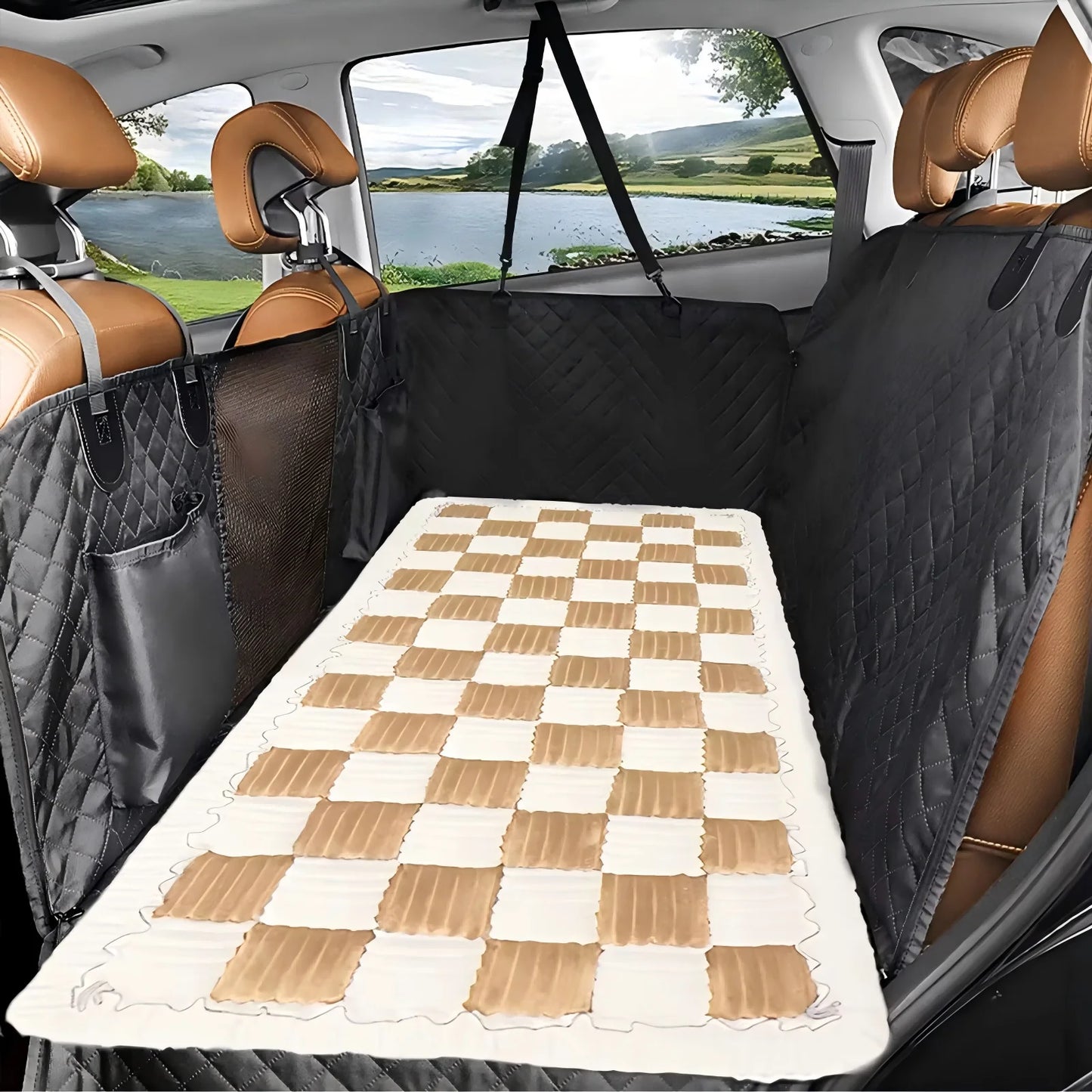 Dog Bed Warm Mat Anti Slip Car Seat Cover Cushioning