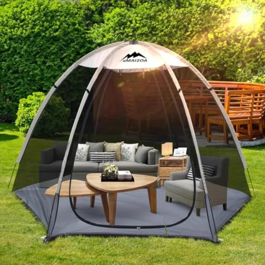 Screen House Tent Mesh Shelter For Outdoor Family Backyard Use