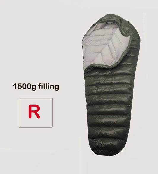 Kamperbox Down Sleeping Bag For Cold Winter Outdoor Camping Gear
