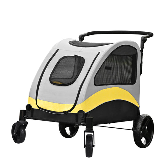 Portable Four Wheel Dog Stroller Foldable For Outdoor Travel