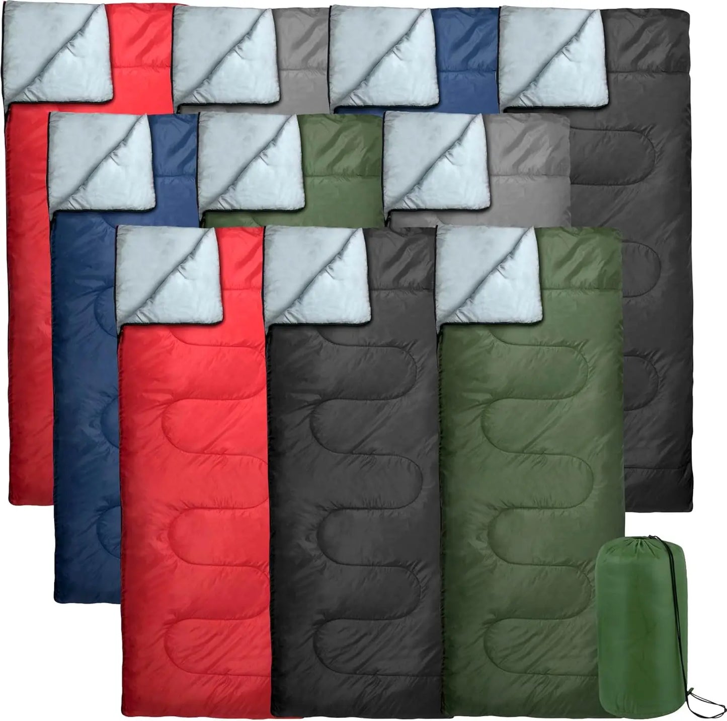 YTYIN Envelope Sleeping Bag 4 Season Down Cotton Indoor Outdoor