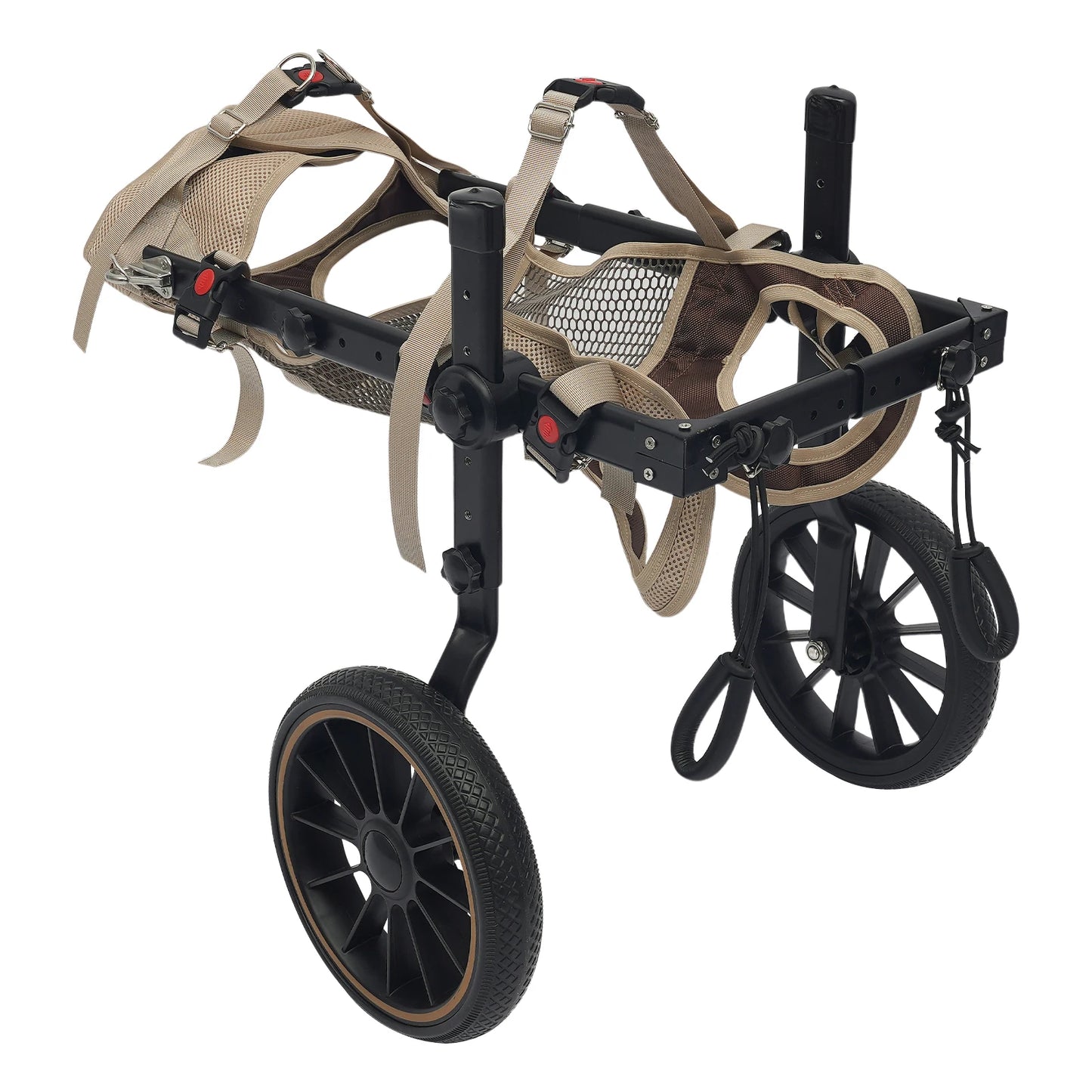 Adjustable Dog Wheelchair Hind Leg Walker Aluminum Alloy Pet Cart