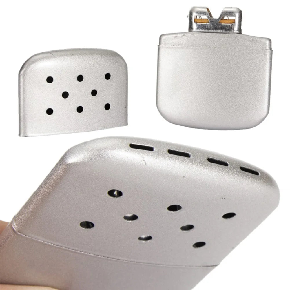 Apwikoger Refillable Catalytic Fuel Hand Warmer Portable Reusable Metal Alloy