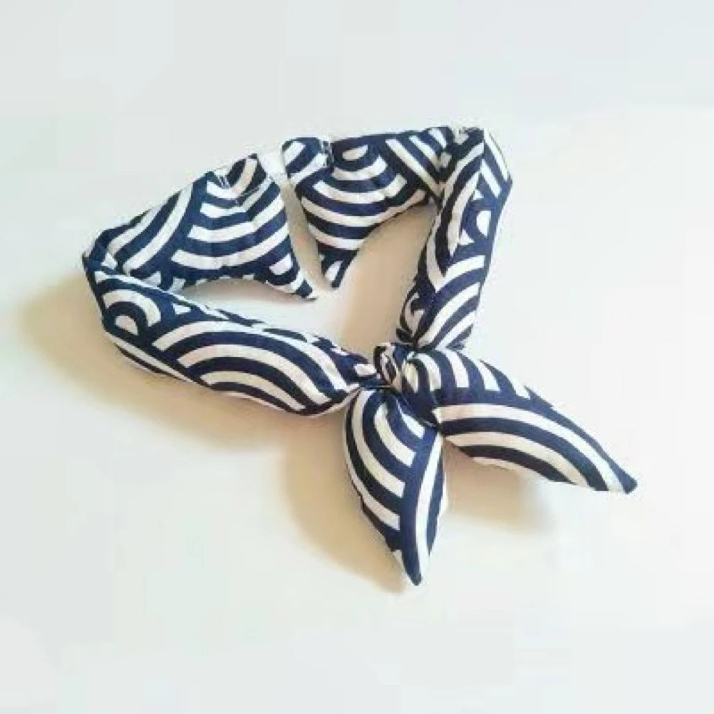 Soft Cotton Dog Bandana Washable Japanese Farmhouse Pet Collar Accessory