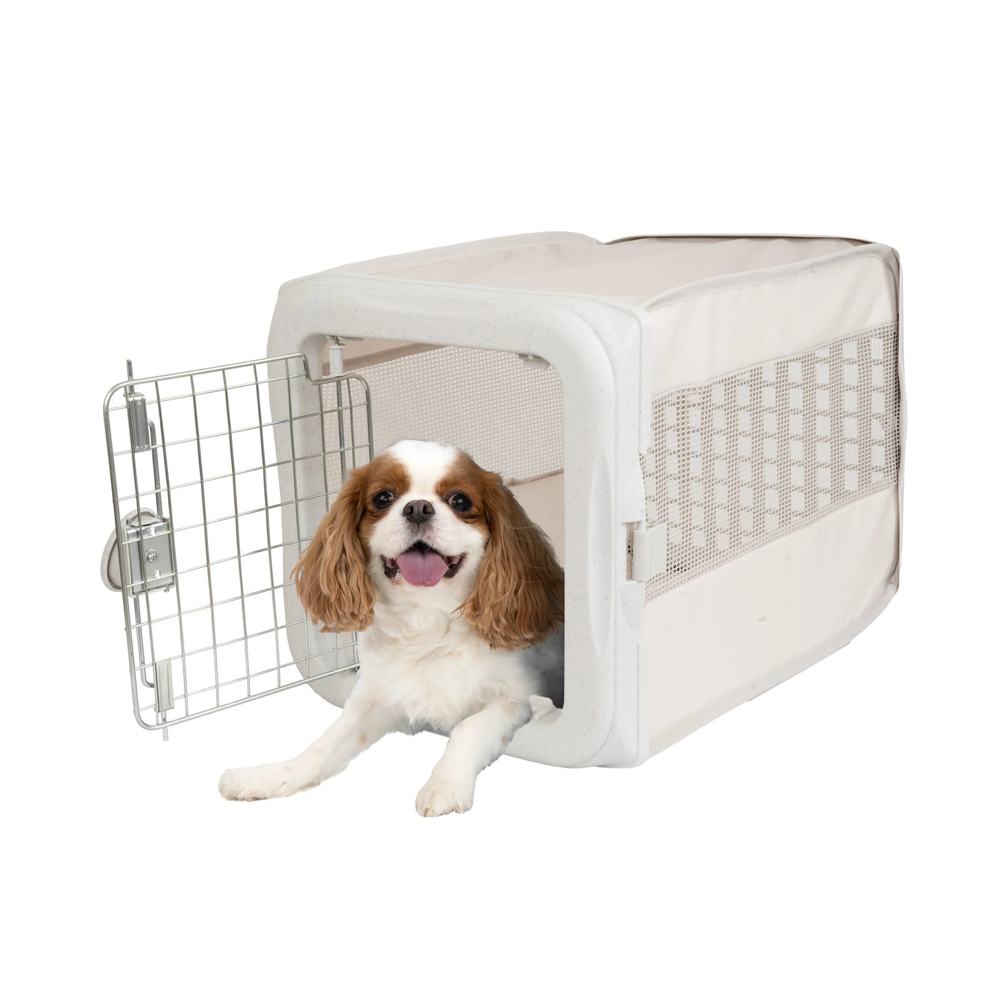 Small Soft Sided Collapsible Pop Up Pet Crate for Travel