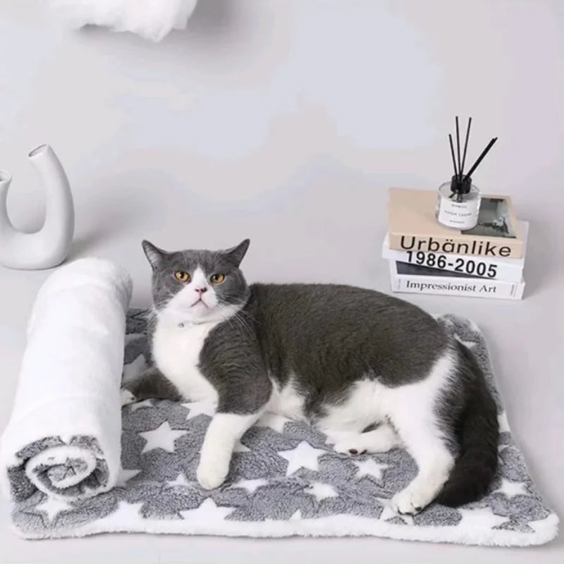 Thickened Flannel Cat And Dog Sleeping Mat