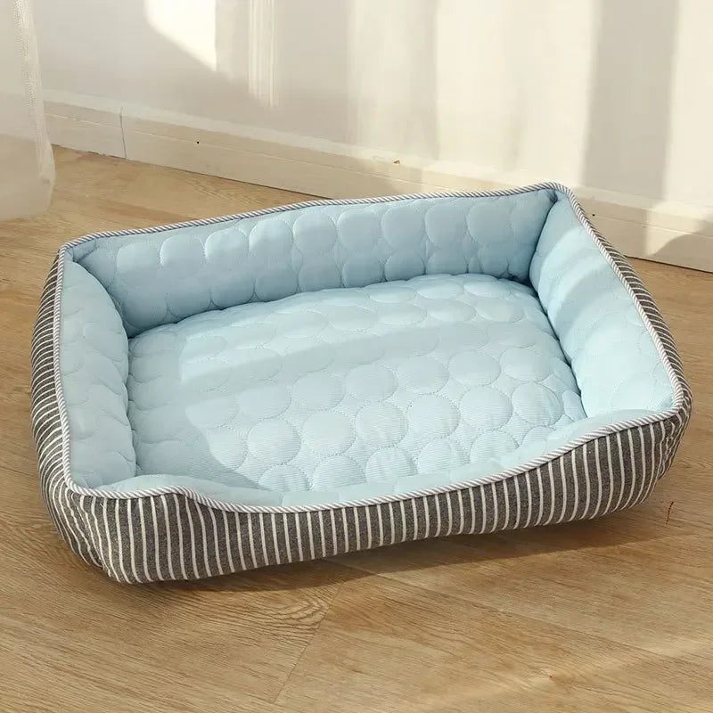 Cooling Ice Silk Pet Nest Bed Dogs And Cats Ultraluxe
