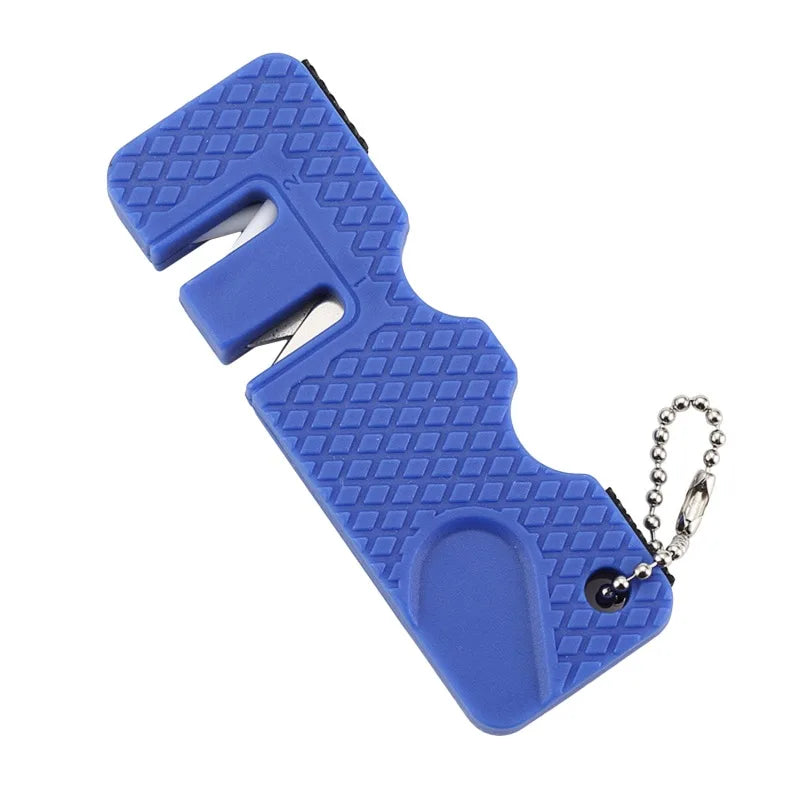 Ceramic Keychain Whetstone Knife Sharpener Carbide Scissor Diamond Tool