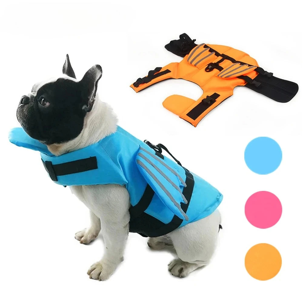 Piang Gouer Dog Life Vest Summer Swimwear With Reflective Wing