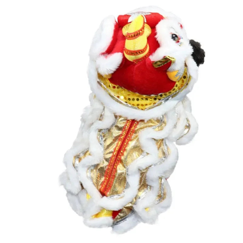 2026 Costume Lion Dance Dog And Cat Spring Festival Dog Costume Chinese New Year Role Play Puppy Pet Chihuahua Puppy Costume