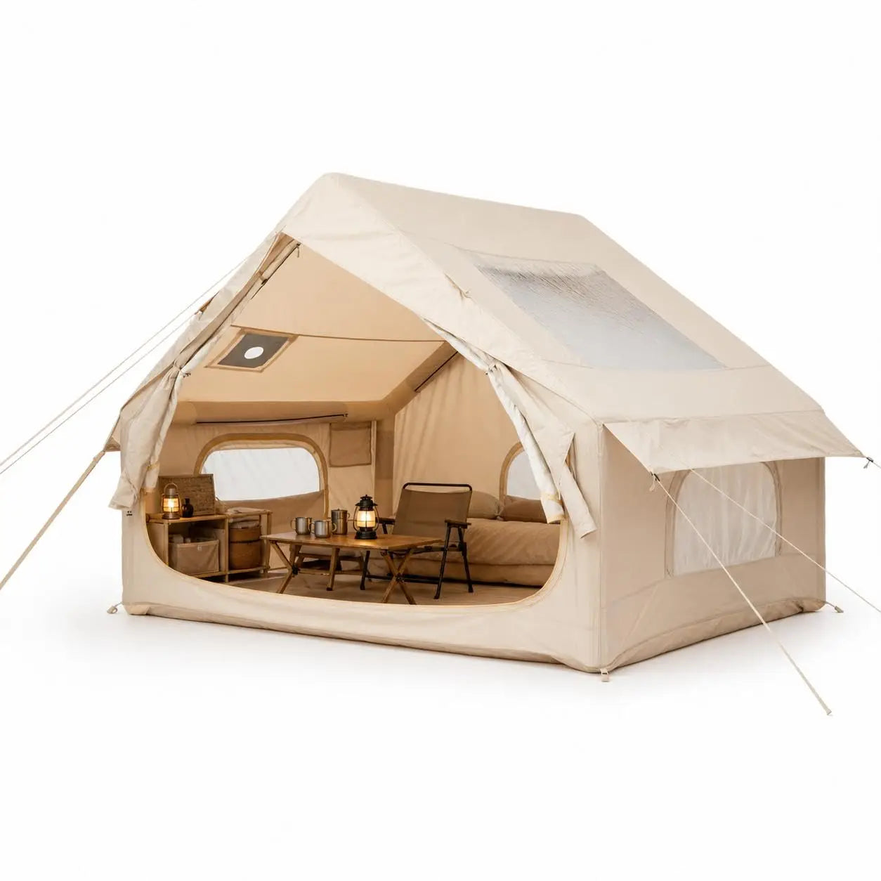 HiMISS Inflatable Camping Tent Spacious Family Outdoor Shelter