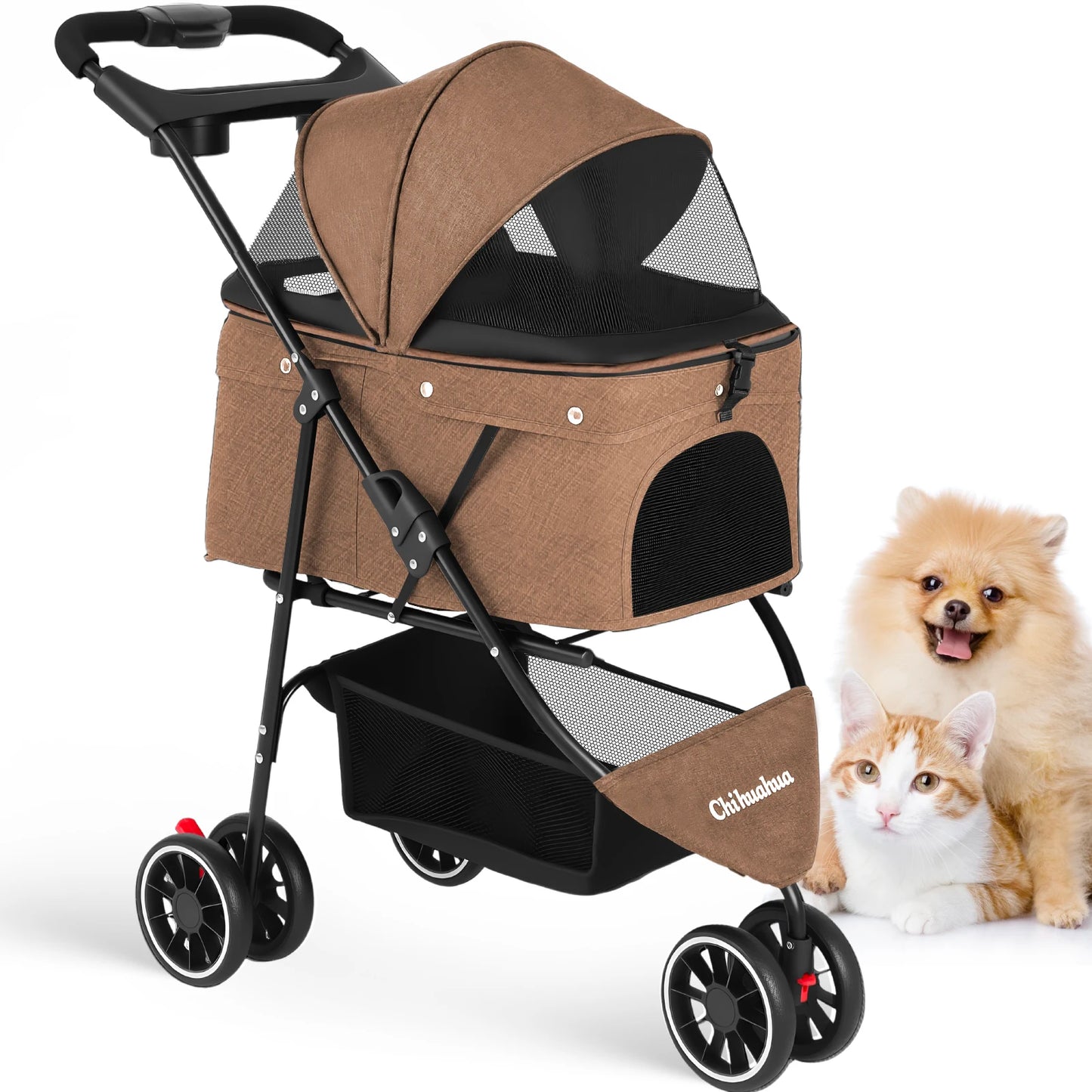 CHIHUAHUA Pet Stroller For Small And Medium Cats And Dogs