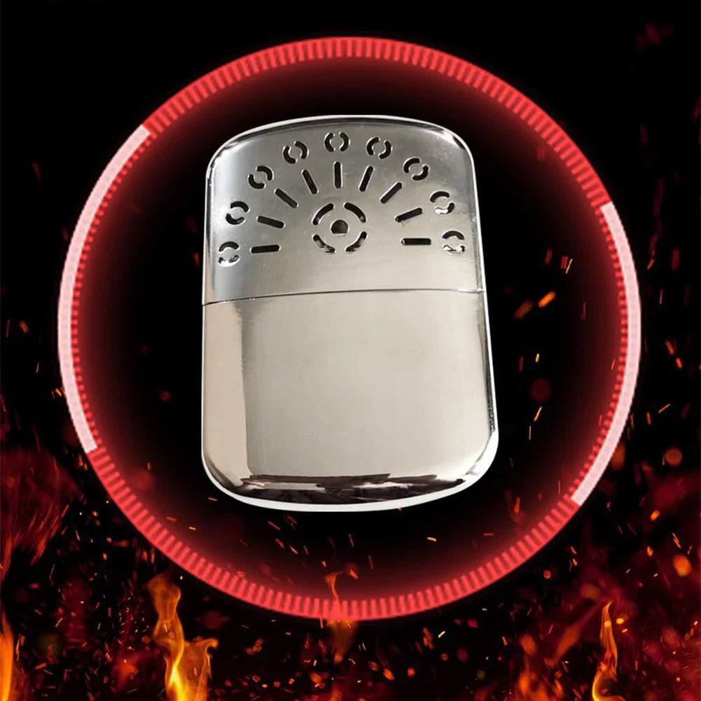 Apwikoger Refillable Catalytic Fuel Hand Warmer Portable Reusable Metal Alloy